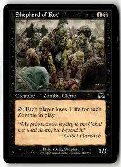 Shepherd of Rot 168 Common Onslaught Magic: The Gathering Near Mint - Image 1