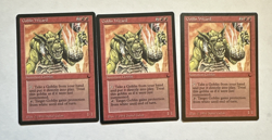 MTG Goblin Wizard The Dark Rare Creature Near Mint NM - Image 1
