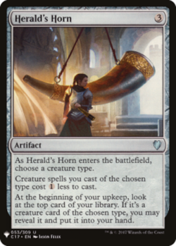mtg magic Herald's Horn ENGLISH Cor du heraut MB mystery booster - Image 1