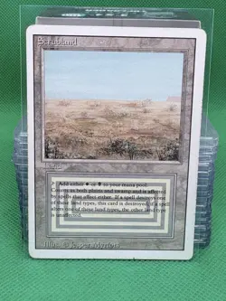 Scrubland R Revised Edition LP-MP Front MP-HP Back MTG - Image 1