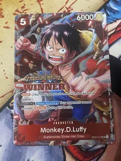 ST01-012: Monkey.D.Luffy (Winner Pack Vol. 5) - One Piece TCG Promotion Card - Image 1