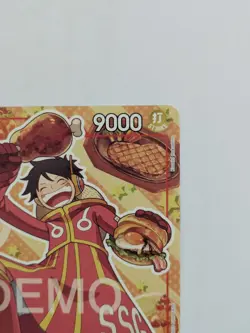 🚨Rare🚨“DEMO” Monkey.D.Luffy (Bandai Card Game Fest 24-25) P-080 Promo Card NM - Image 2
