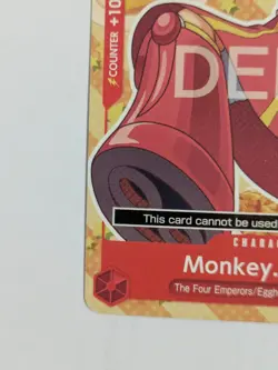 🚨Rare🚨“DEMO” Monkey.D.Luffy (Bandai Card Game Fest 24-25) P-080 Promo Card NM - Image 4