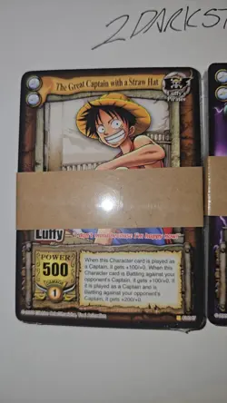 2005 Bandai Vintage One Piece CCG The Quest Begins Sealed Flash Deck English - Image 2