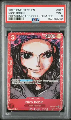 2023 ONE PIECE PREMIUM CARD COLLECTION -ONE PIECE FILM RED- NICO ROBIN PSA 9 - Image 1