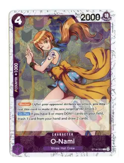 O-Nami (Pirate Foil) ST18-002 Foil One Piece Premium Booster -The Best- Vol 2 LP - Image 1