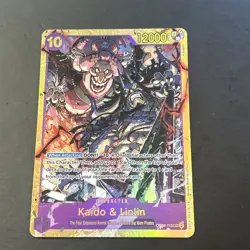 Bandai One Piece CCG Kaido & Linlin OP08-119 SEC foil ENG - Image 1