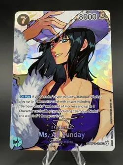 English Ms. All Sunday Nico Robin SP OP14-084 One Piece OP-16 TIME OF BATTLE - Image 1