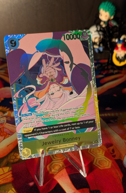 One Piece TCG Jewelry Bonney OP13-108 Carrying On His Will Foil - Image 1