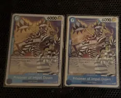 PRISONER OF IMPEL DOWN OP16-042 (x2) ~ One Piece TCG The Time of Battle - Image 1