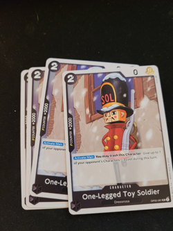 4x One Legged Toy Soldier OP05-081 One Piece Awakening Of The New Era - Image 1