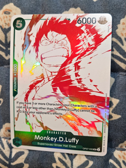 Monkey.D.Luffy OP07-033 - 3rd Anniversary Treasure Campaign Pack Promo One Piece - Image 2