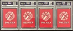 Lot (4) 2025 One Piece Luffy Shanks Buggy 2nd Anniversary Sequential Set PSA 10 - Image 2