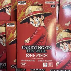 🔥One Piece TCG OP-13 Carrying On His Will Sleeved Booster Pack Lot Of 10 Sealed - Image 2