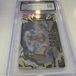 2024 ITAJAGA ONE PIECE LOG 3 Super Rare #OP3-1 MONKEY D. LUFFY CGC 10 Gem Mint - Image 1