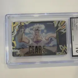 2024 ITAJAGA ONE PIECE LOG 3 Super Rare #OP3-1 MONKEY D. LUFFY CGC 10 Gem Mint - Image 4