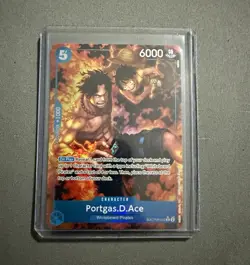 Bandai One Piece CCG Portgas.D.Ace TR OP08-052 Special Foil EN 5C 6000 - Image 1