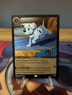 Disney Lorcana - Rolly Chubby Puppy 26/204 - Reign of Jafar - Cold Foil - Image 1
