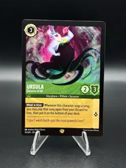Disney Lorcana Ursula Deceiver of All Legendary 91/204 Into The Inklands Regular - Image 1
