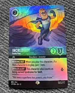 Ravensburger Disney Lorcana TCG Incrediboy 221/204 Foil Enchanted EN - Image 1