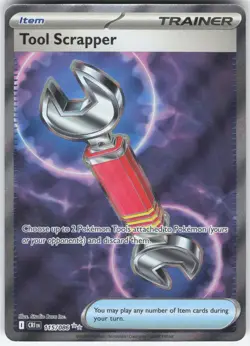 TOOL SCRAPPER 115/086 ULTRA RARE CHAOS RISING POKEMON HOLO NM - Image 1