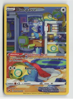 Pokemon - Dunsparce - GG23/GG70 Crown Zenith: Galarian Gallery - Ultra Rare - NM - Image 1