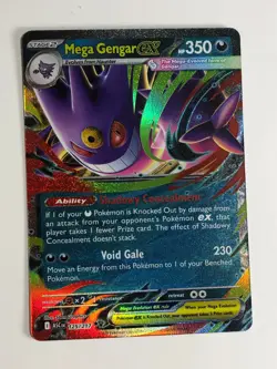 Pokemon TCG Ascended Heroes Mega Gengar EX 125/217 Near Mint - Image 1