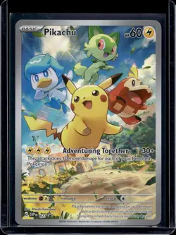 Pokemon SV: Scarlet & Violet Promo Cards Pikachu 027 - Image 1