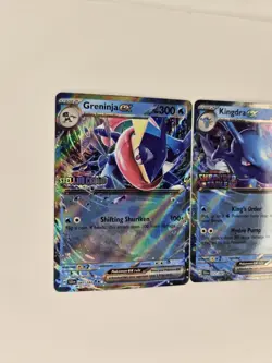 Greninja 041/142 + Kingdra 012/064 Stamped Promos Stellar Crown + Shrouded Fable - Image 4