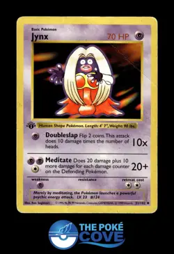 Jynx 31/102 | Base Set Shadowless 1st Edition | Pokemon Uncommon | DMG - Image 1