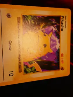 MP (CD Promo) Pokemon PIKACHU Card BASE 58/102 Shadowless Yellow Cheeks Glossy#2 - Image 4