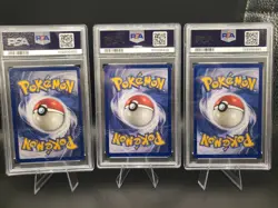 PSA 1 Sequential Set Of Pokemon Fossil Legendary Birds Articuno, Moltres, Zapdos - Image 5