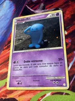 Pokemon Wobbuffet Holo Heartgold & Soulsilver 13/123 Near Mint (Spanish) - Image 3