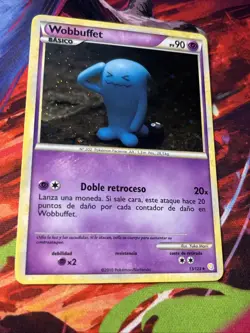 Pokemon Wobbuffet Holo Heartgold & Soulsilver 13/123 Near Mint (Spanish) - Image 4