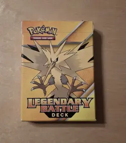 Pokemon TCG: ZAPDOS Legendary Battle Deck (60 Cards, Box, Coin) VG - Image 3