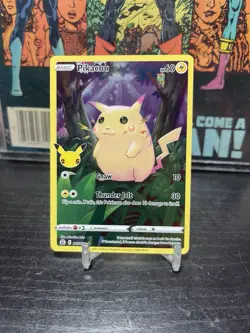 Pokemon Celebrations Pikachu Full Art Holo 05/25 NM 25th Anniversary! ⚡ - Image 1
