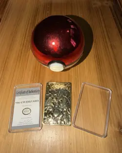 Burger King Pokemon TCG Charizard #06 Gold Plated Metal Card Limited Editiont. - Image 1