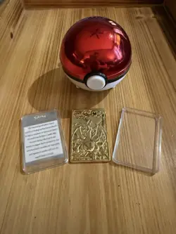 Burger King Pokemon TCG Charizard #06 Gold Plated Metal Card Limited Editiont. - Image 4