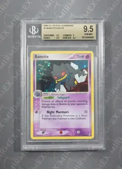 Pokemon BGS 9.5 Banette #1 Holo Ex Crystal Guardians 2006 English - Image 2