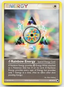 Rainbow Energy 88/101 Uncommon Dragon Frontiers Pokemon Lightly Played - Image 1