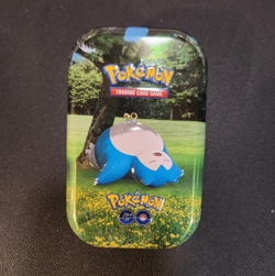 Pokemon GO Snorlax Metal Tin Card Storage Case - Image 1