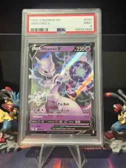 Mewtwo V 030/078 Pokemon GO Holo PSA 9 - Image 1