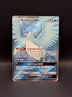 Articuno GX 154/168 FULL ART ULTRA RARE HOLO Celestial Storm Pokemon English TCG - Image 1