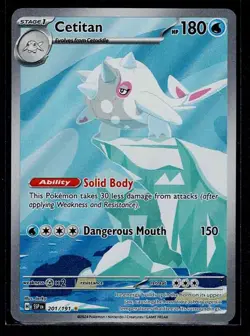 Cetitan 201/191 Illustration Rare Surging Sparks Pokemon Holo Lightly Played - Image 1