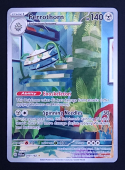 Ferrothorn 209/182 Illustration Rare Paradox Rift Pokemon Near Mint - Image 1