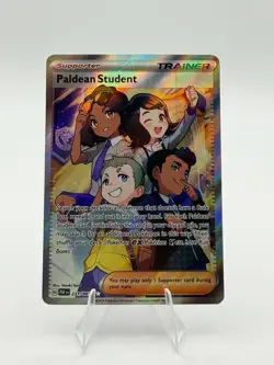 Paldean Student 231 Ultra Rare Paldean Fates Pokemon NM - Image 1
