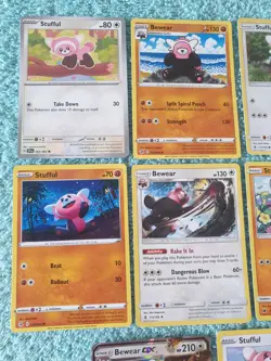 STUFFUL & BEWEAR BUNDLE OF POKEMON CARDS - Image 2