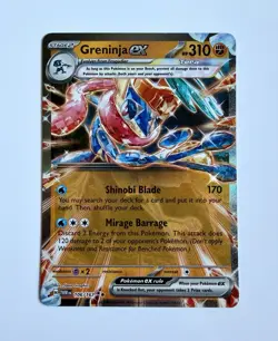 Greninja ex 106/167 Sv06 Double Rare Holo Twilight Masquerade Pokemon TCG - Image 1