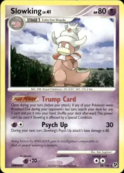 Pokemon Slowking Great Encounters 28/106 Light Play LP+ or Better - Image 1
