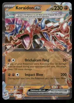 Koraidon ex 121/217 Double Rare Ascended Heroes Pokemon Holo Near Mint - Image 1